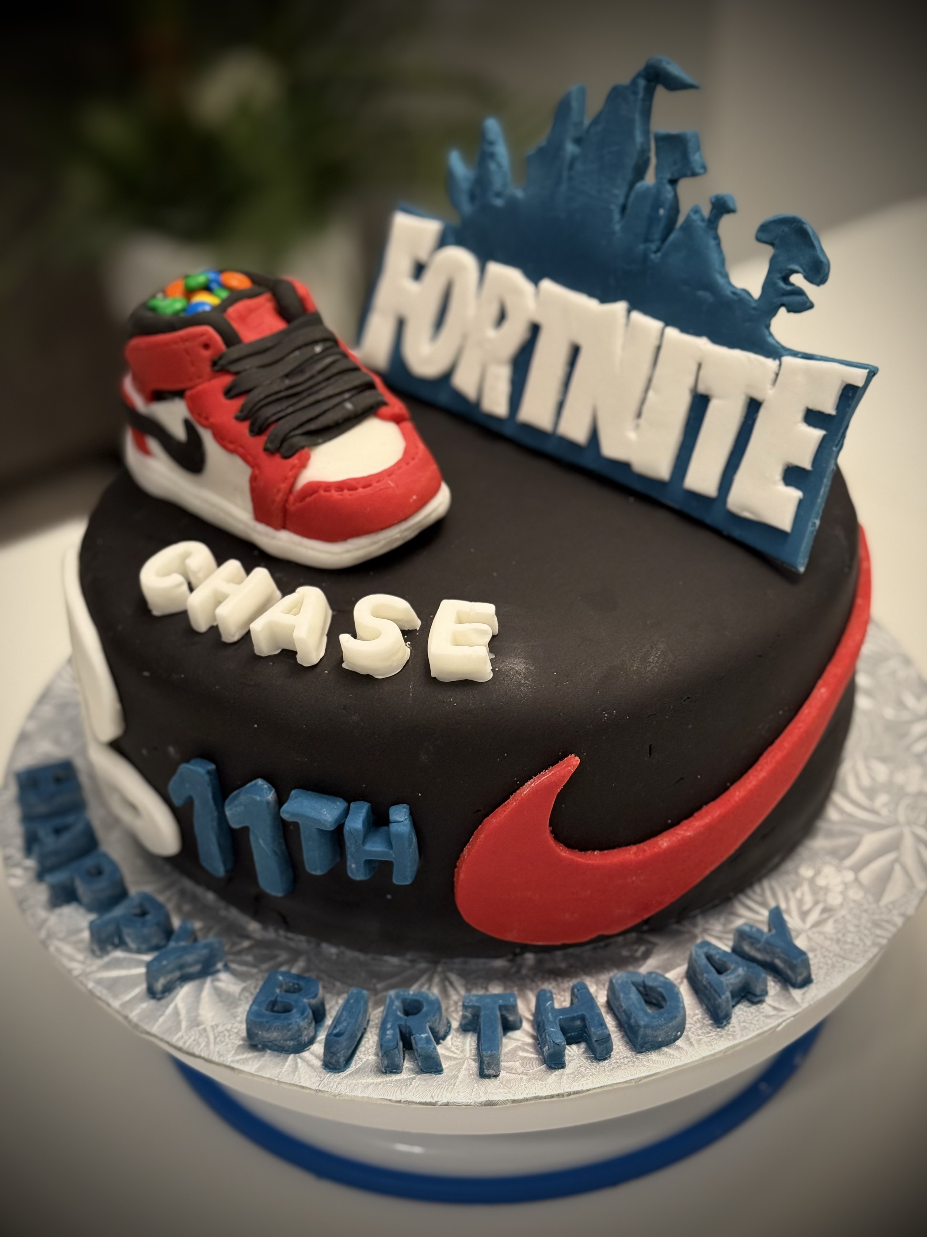 Fortnite Birthday Cake